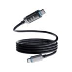 Cáp Magnetic Cuktech No.6 OLED C to C 6A 240W PD3.1/Mi Turbro – CMC615P