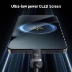 Cáp Magnetic Cuktech No.6 OLED C to C 6A 240W PD3.1/Mi Turbro – CMC615P - Ảnh 3