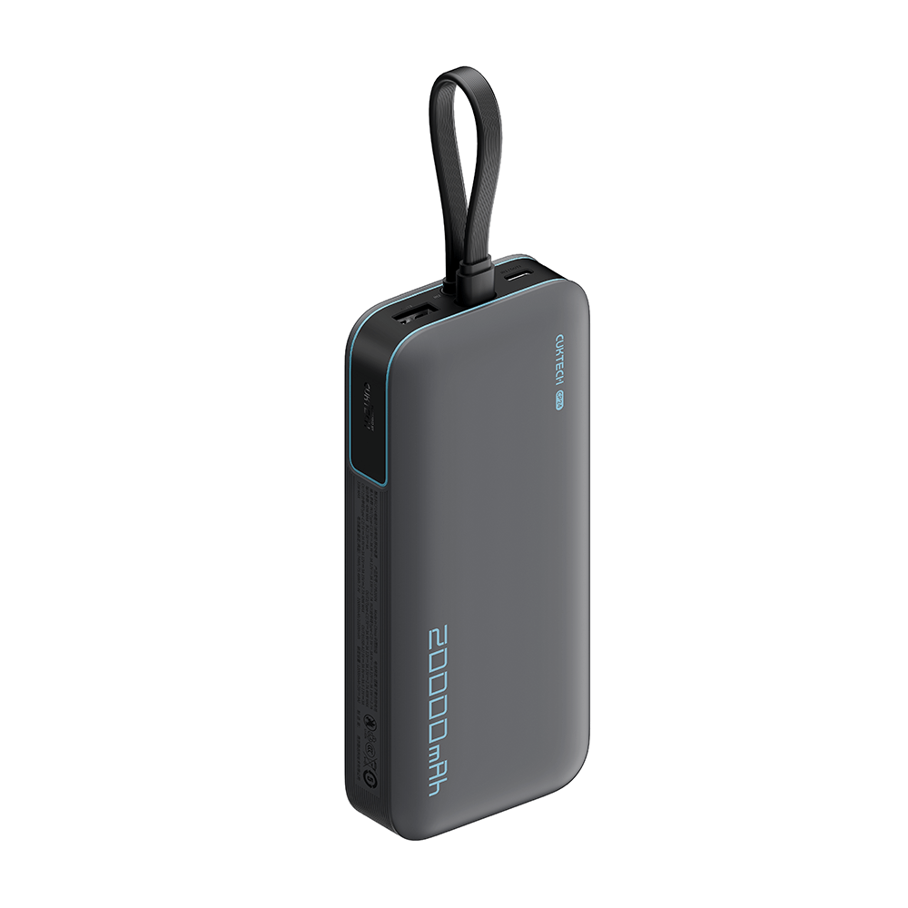 Pin Dự Phòng CUKTECH CP24 20000mAh 40W (2*Type-C + 1*USB-A, With Type-C Built-in Cable, Digital Display, 3C Certification) - Ảnh 8
