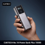 Pin Dự Phòng CUKTECH 10 PLUS 15000mAh 150W (2*Type-C + 1*USB-A, Smart TFT Display, Flight-approved) - Ảnh 2