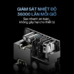 Củ Sạc Nhanh CUKTECH A15C 65W (2*Type-C + 1*USB-A port, with 1.5m C to C 5A cable) - Ảnh 5