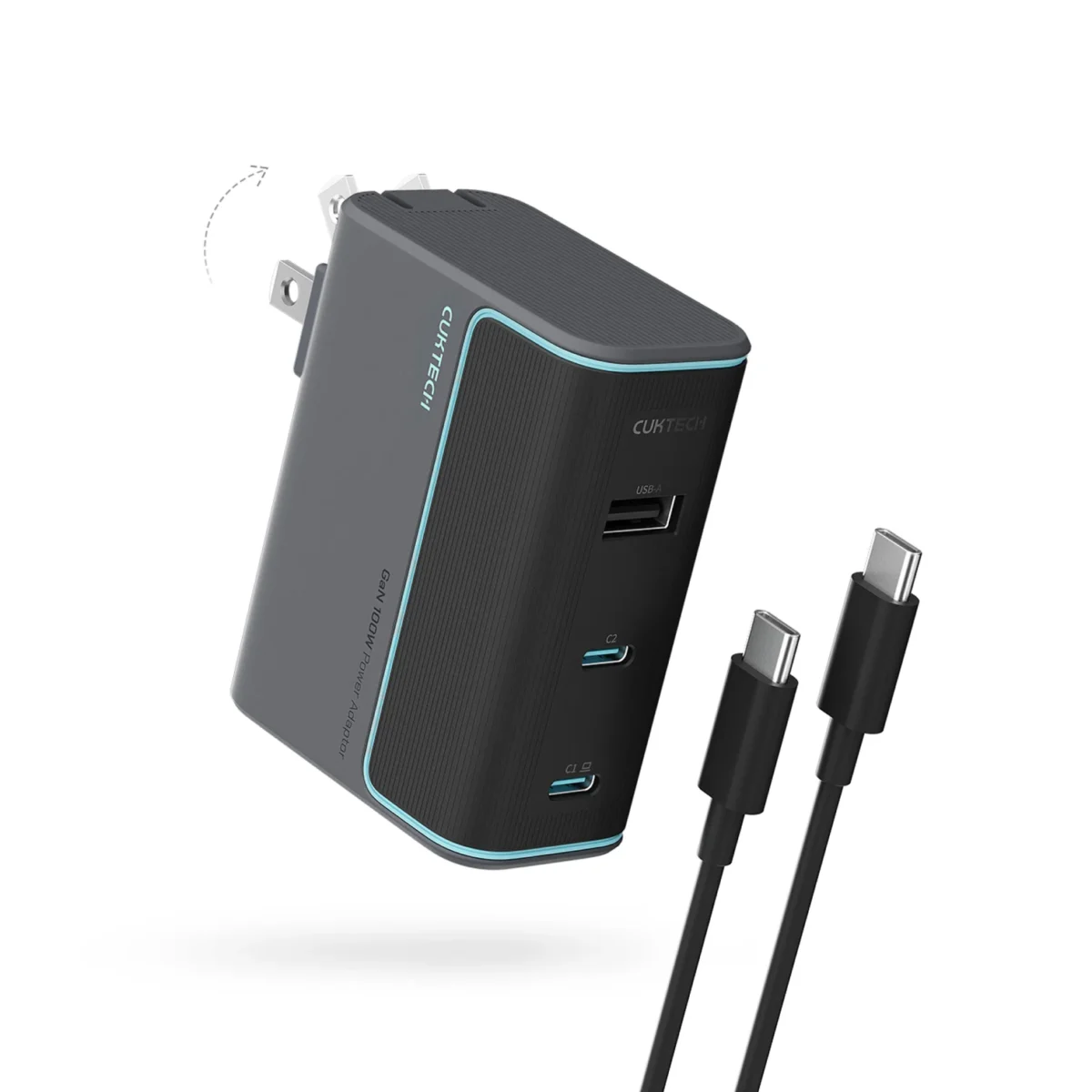 Sạc nhanh Cuktech 100W GaN Charger PD3.1/PPS2.0/QC4.0/Mi Turbo – AD1003US - Ảnh 1
