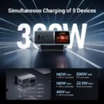 Trạm sạc CUKTECH 30 Ultra 300W GaN Desktop Charger – TA3005U - Ảnh 4