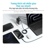 Cáp dù Cuktech C to C 6A 240W hít từ tính PD3.1/Mi Turbro – CMC610 - Ảnh 5