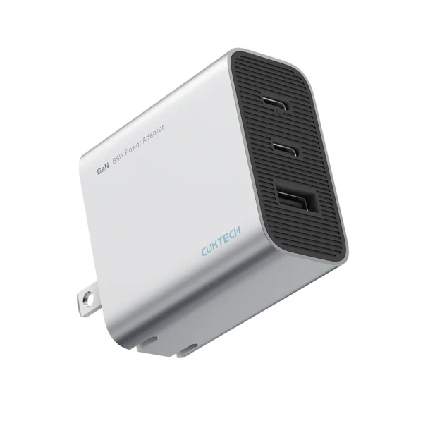 Sạc nhanh Cuktech Multi-ports GaN Charger 65W (2C1A) PD/PPS/QC3+ – AD653C
