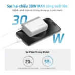 Pin dự phòng Cuktech 10.000mAh Power Bank 30W PD3.0/PPS/QC3.0/QC – PB100 - Ảnh 5