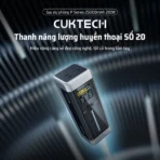 Pin dự phòng Cuktech 20 Power Bank 25.000mAh 210W PD3.1/PPS5A/QC/Mi Turbro 120W – P23 - Ảnh 5
