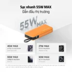 Pin Dự Phòng Cuktech 20000 mAh, max 55W (Built-In USB-C Connector) – PB200N - Ảnh 3