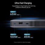 Sạc Dự Phòng Cuktech 25.000mAh 210w 2C1A PD 3.1 PPS5A QC Mi Turbro Charger 120W – PB250 - Ảnh 3