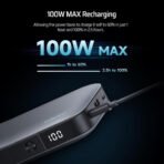 Sạc Dự Phòng Cuktech 25.000mAh 210w 2C1A PD 3.1 PPS5A QC Mi Turbro Charger 120W – PB250 - Ảnh 5