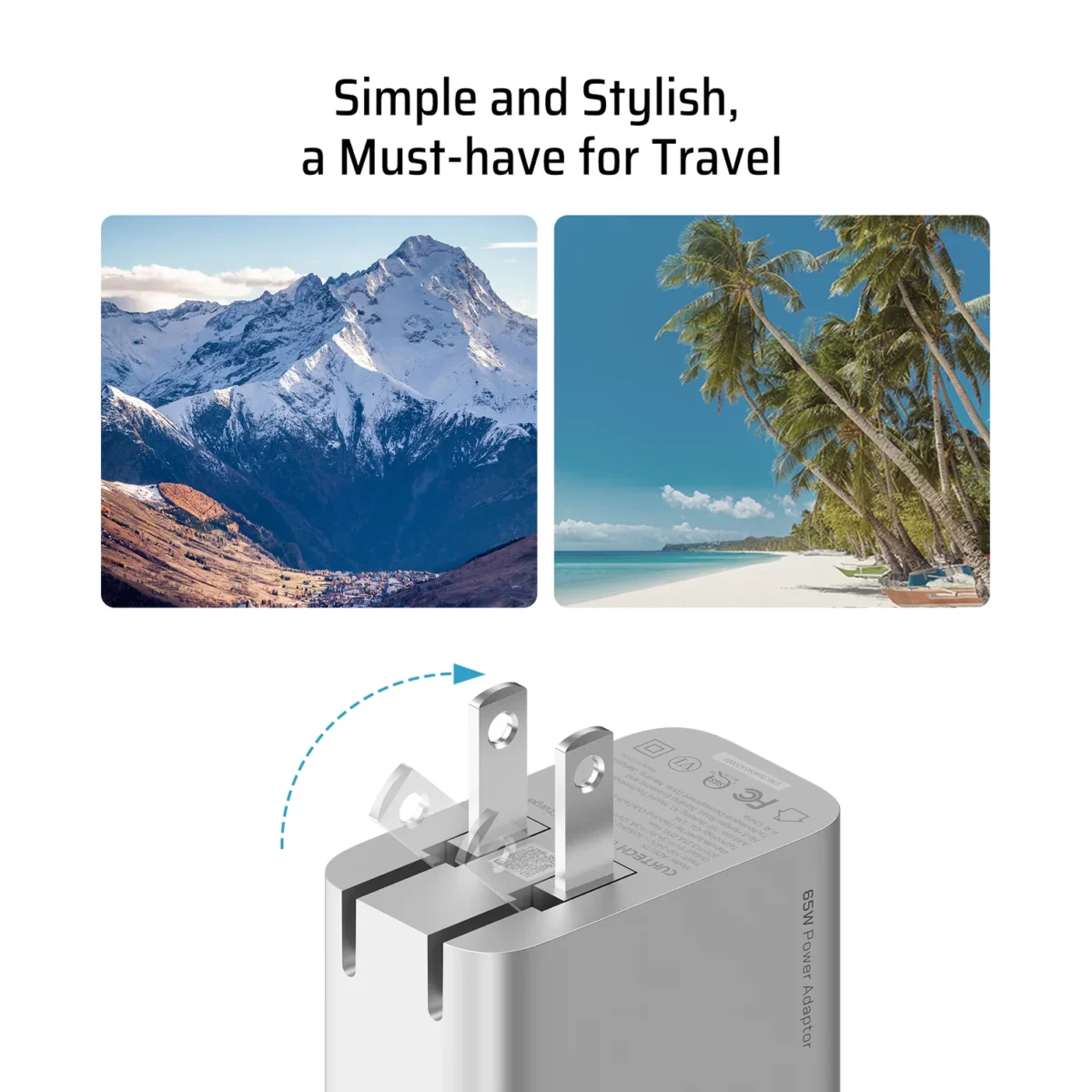 Sạc nhanh Cuktech Type-C Charger 65W PD3.0/ PPS – AD651N - Ảnh 6