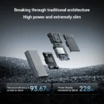 CUKTECH Ultra-thin 65W GaN Charger USB-C Quick Charge QC 3.0 PD 3.0 For iPhone 15 14 Pro Max Macbook Laptop New Version - Ảnh 3