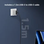 CUKTECH 65W GaN Charger USB-C Charger 2A1C Ports For Xiaomi 14 iPhone 15 14 Pro Max MacBook Fast Charger For Laptop PD Charger - Ảnh 2