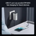CUKTECH 2 in 1 Power Bank 5000 67W Portable Charger Foldable AC Plug 22W Max Battery Output For Laptop iPhone 16 Xiaomi Huawei - Ảnh 4
