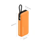 CUKTECH Built In Cable Power Bank 20000mAh 55W Max USB C 2-Way Fast Charging For Macbook Pro iPhone 15 Xiaomi - Ảnh 6