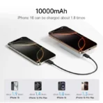 CUKTECH Magnetic Power Bank 10000mAh WPB100N With Charging Base 7.5W Wireless Charging Powerbank For iPhone 17 16 Pro - Ảnh 3