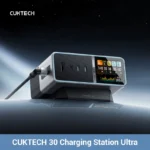 CUKTECH 30 Charging Station Ultra 300W GaN USB-C DC Charger 1.83" IPS Display For Xiaomi iPhone DIJ Laptop Camera