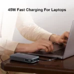 CUKTECH Built In Cable Power Bank 20000mAh 55W Max USB C 2-Way Fast Charging For Macbook Pro iPhone 15 Xiaomi - Ảnh 4