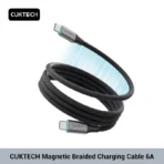 CUKTECH USB-C Cable 240W MAX 6A 1m 1.5m PD3.1 Phone Magnetic Charging Cable for Xiaomi Samsung iPhone MacBook Laptop