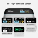 CUKTECH Magnetic Power Bank 10000 55W WPB100P TFT Screen 7.5W Wireless Charging Powerbank Safe Charging For iPhone 17 16 Pro - Ảnh 2