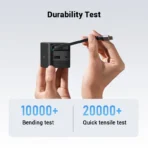 CUKTECH GaN Charger 67W Integrated Cable USB-C Fast Charger For Xiaomi 15 iPhone 15 16 MacBook Laptop - Ảnh 4