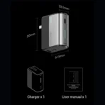 CUKTECH 2 in 1 Power Bank 5000 67W Portable Charger Foldable AC Plug 22W Max Battery Output For Laptop iPhone 16 Xiaomi Huawei - Ảnh 6