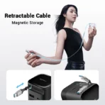 CUKTECH GaN Charger 67W Integrated Cable USB-C Fast Charger For Xiaomi 15 iPhone 15 16 MacBook Laptop - Ảnh 3