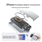 Pin Dự Phòng Không Dây CUKTECH CP122ML 10000mAh 20W (1*Type-C Port, Sạc Không Dây 7.5W, + Đế Sạc Pin POGO Plug) - Ảnh 9