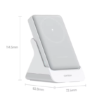 Pin Dự Phòng Không Dây CUKTECH CP122ML 10000mAh 20W (1*Type-C Port, Sạc Không Dây 7.5W, + Đế Sạc Pin POGO Plug) - Ảnh 15