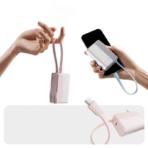 Pin Dự Phòng Kiêm Củ Sạc CUKTECH CP13 5000mAh 33W (Type-C + Type-C Built-in Cable, LED Display, Self-charging + Dual Device charging) - Ảnh 5