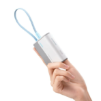 Pin Dự Phòng Kiêm Củ Sạc CUKTECH CP13 5000mAh 33W (Type-C + Type-C Built-in Cable, LED Display, Self-charging + Dual Device charging)