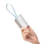 Pin Dự Phòng Kiêm Củ Sạc CUKTECH CP13 5000mAh 33W (Type-C + Type-C Built-in Cable, LED Display, Self-charging + Dual Device charging)