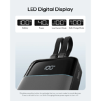 Pin Dự Phòng Kèm Cáp Type-C & Lightning CUKTECH CP24 LPB200NL 20000mAh 40W (1*Type-C + 1*USB-A port, LED Display, Flight Approved, CCC / 3C Certification) - Ảnh 7